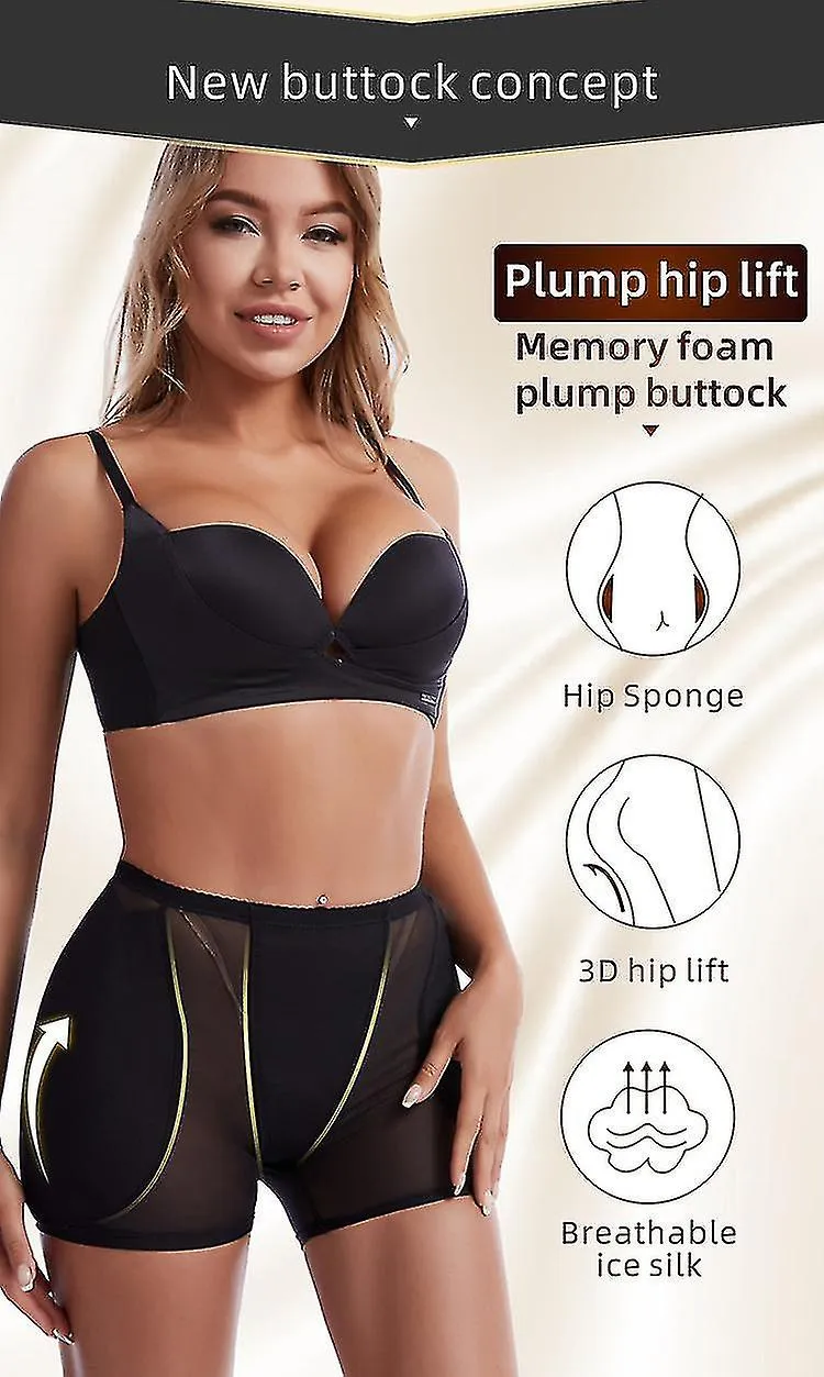 Panties acolchado para mujer Sin costuras Mejorador de cadera Ropa interior Shaper Shorts