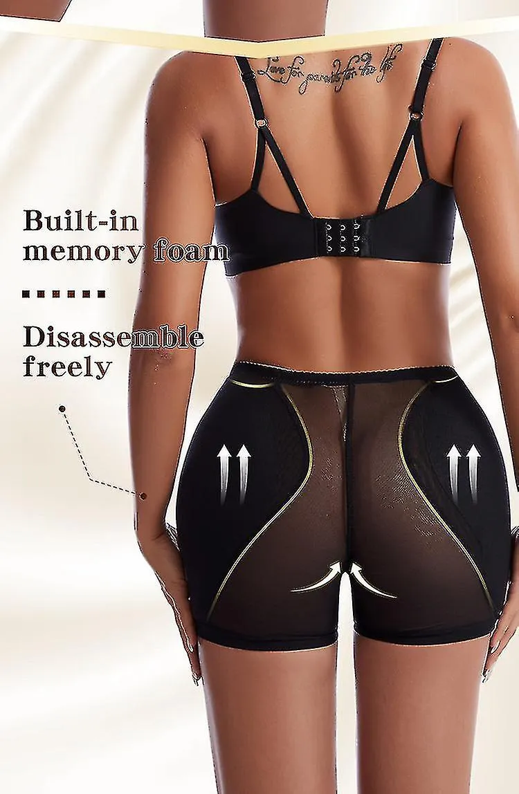 Panties acolchado para mujer Sin costuras Mejorador de cadera Ropa interior Shaper Shorts