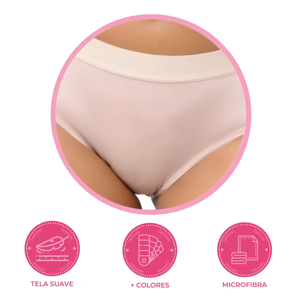 Panty coordinable con elástico suave arena 74659 Lady Carnival