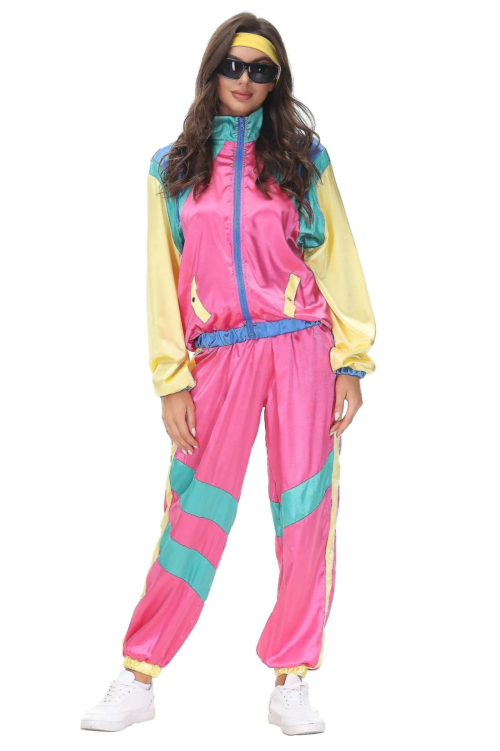 Parejas Disfraces Hippies Mujeres Masculinas Carnaval Halloween Fiesta Vintage 70s 80s Rock Disco Ropa Traje Cosplay Trajes