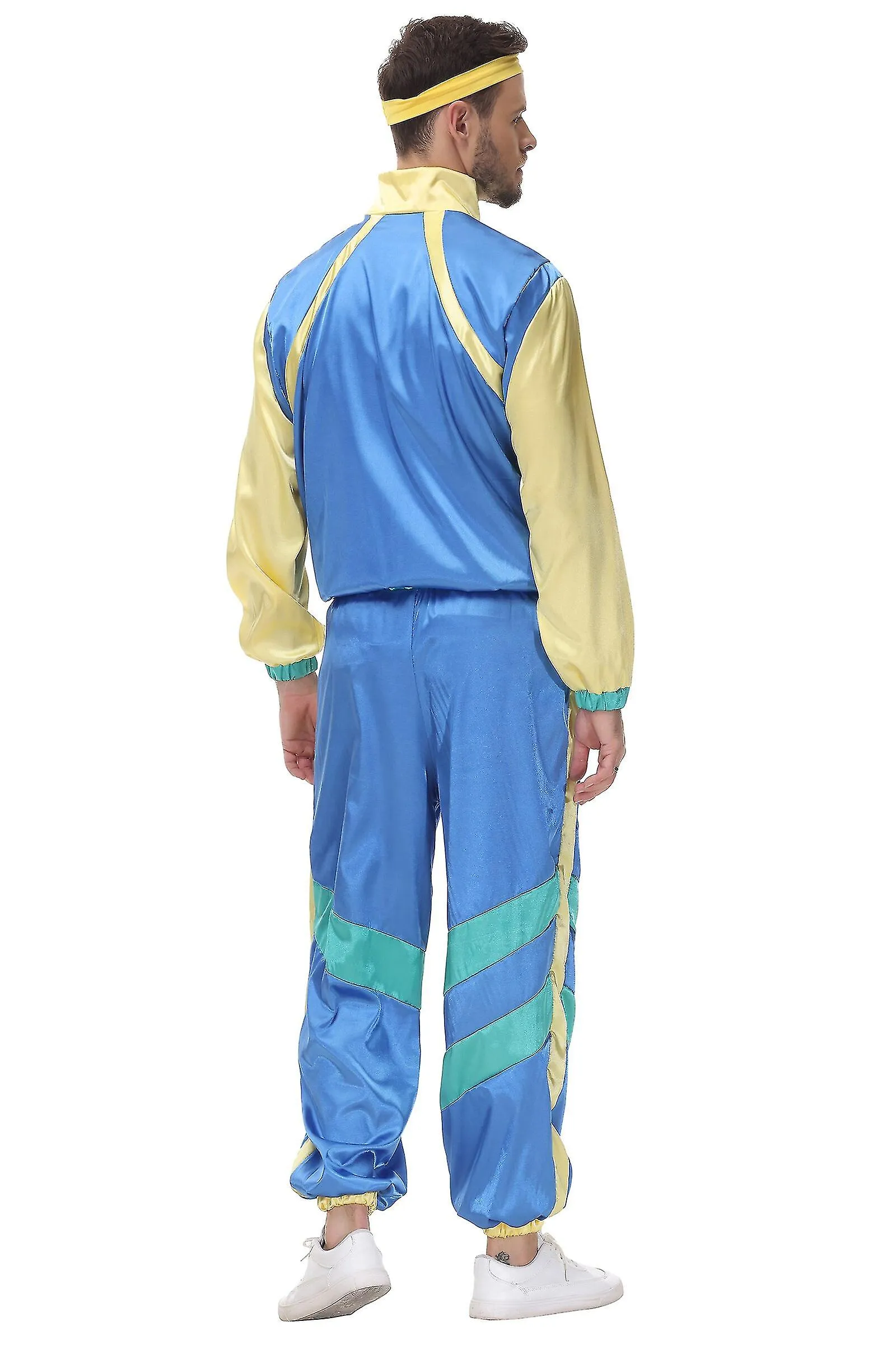 Parejas Disfraces Hippies Mujeres Masculinas Carnaval Halloween Fiesta Vintage 70s 80s Rock Disco Ropa Traje Cosplay Trajes