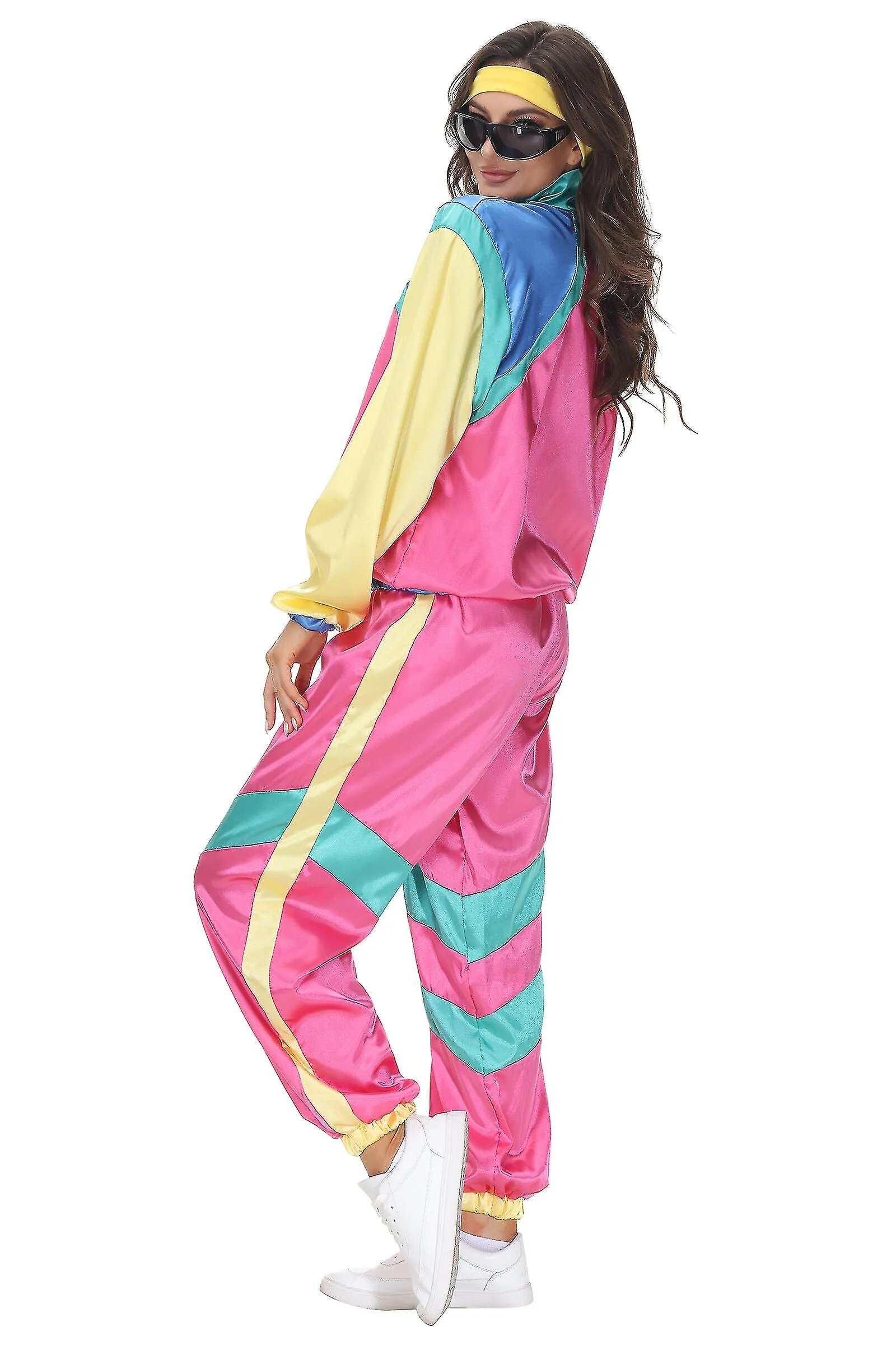 Parejas Disfraces Hippies Mujeres Masculinas Carnaval Halloween Fiesta Vintage 70s 80s Rock Disco Ropa Traje Cosplay Trajes