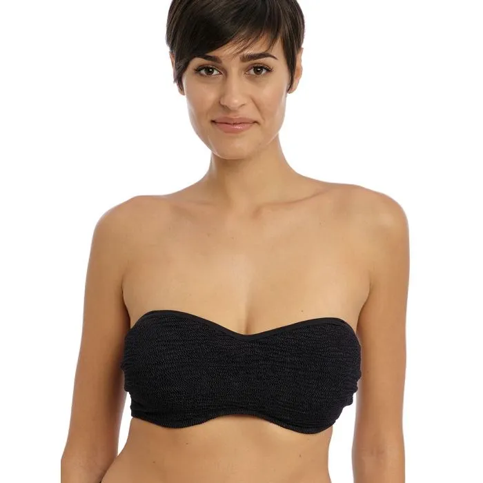 Parte de arriba Bikini Freya Swim Ibiza Waves Bandeau con aros AS203810 Negro