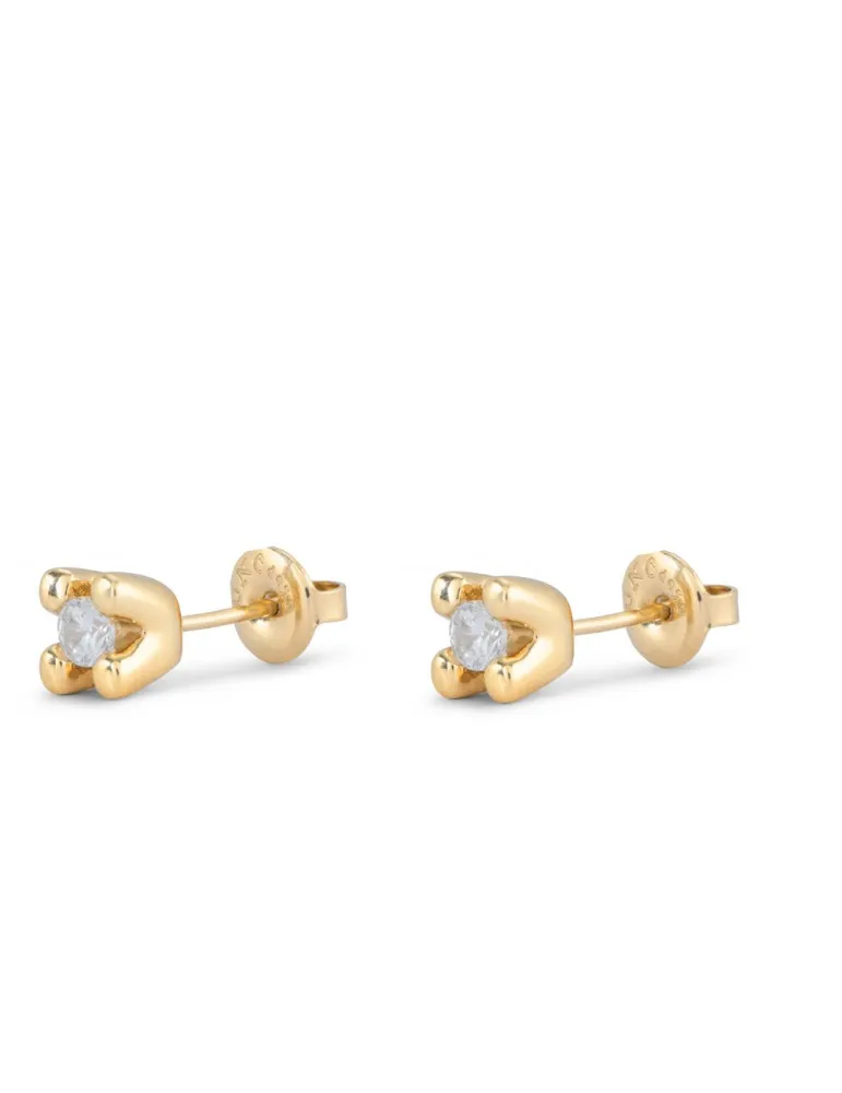 Pendientes Uno de 50 Cosmos Dorados Mujer