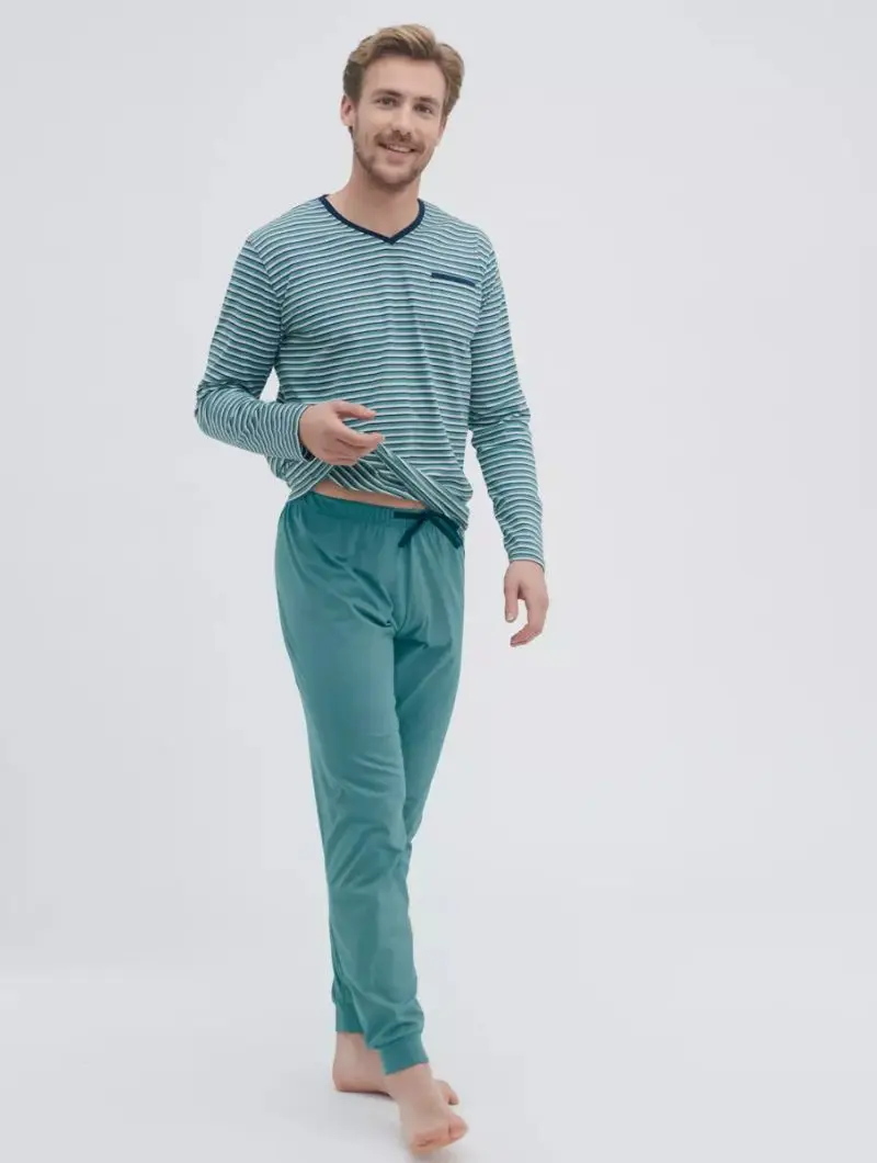 Pijama fino hombre de algodón orgánico