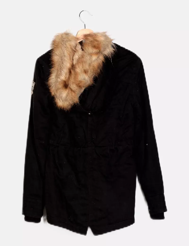 Pimkie Parka negra casual