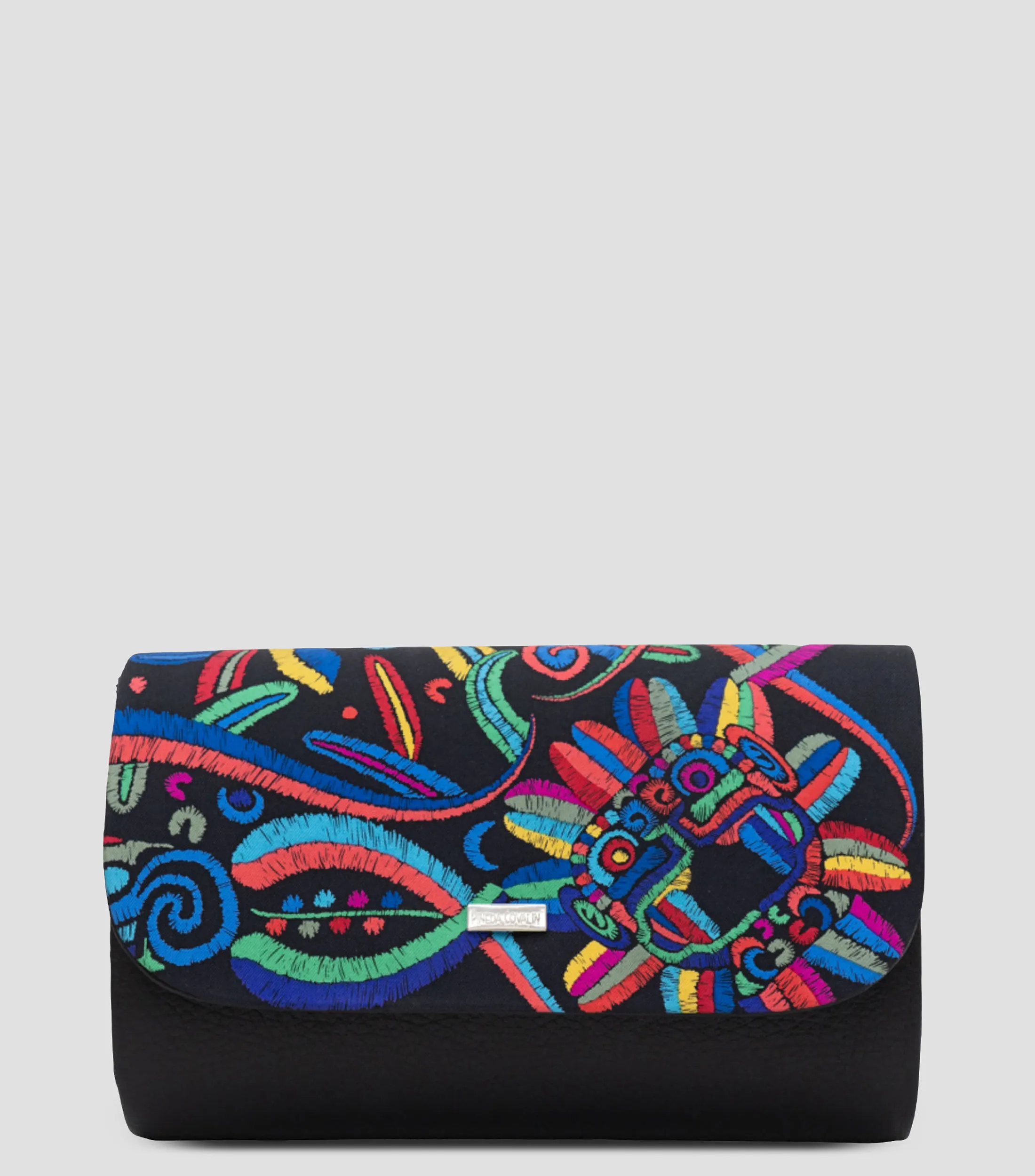 Pineda Covalin Bolso Crossbody Estampado Quetzalcóatl Mujer