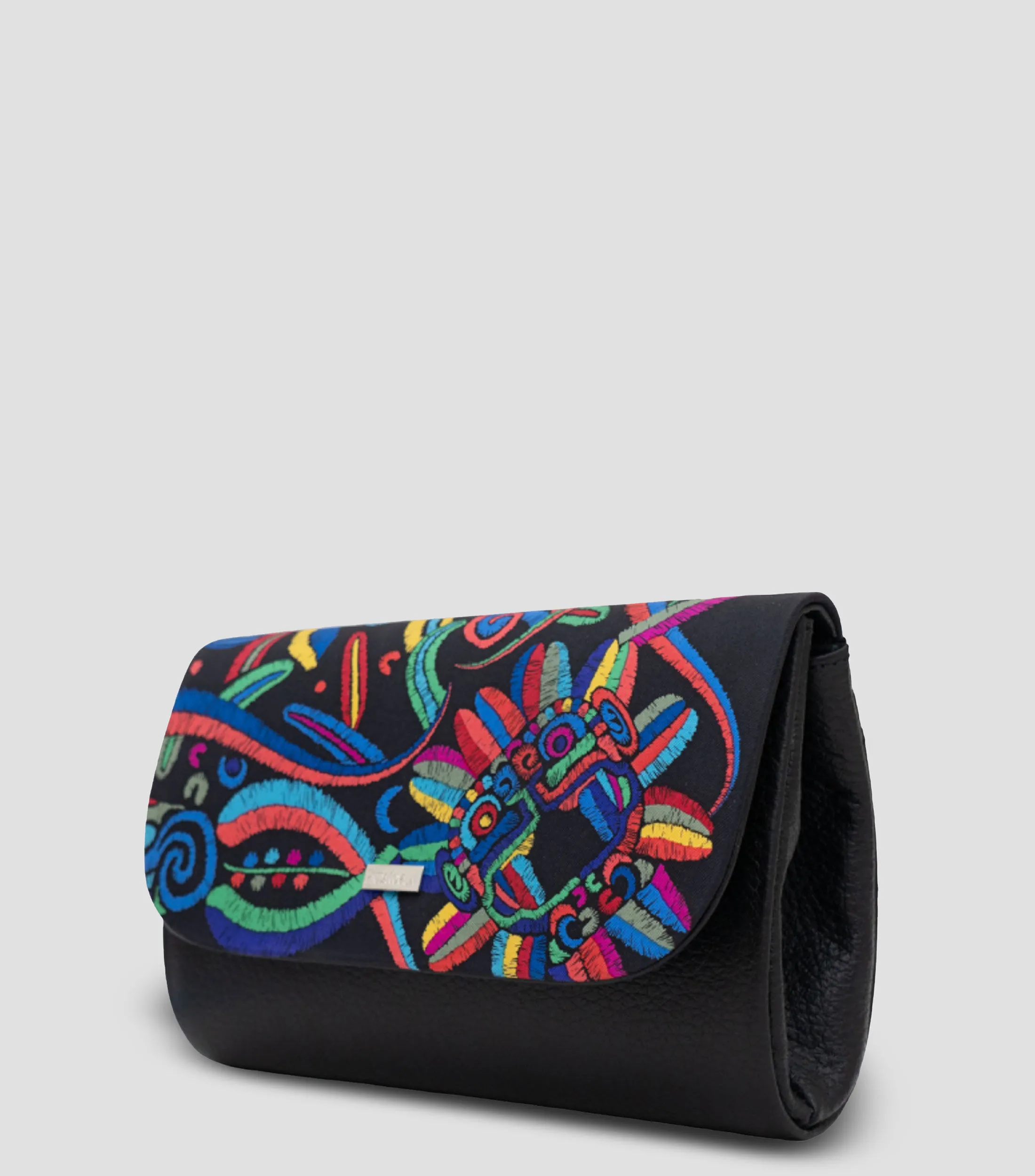 Pineda Covalin Bolso Crossbody Estampado Quetzalcóatl Mujer