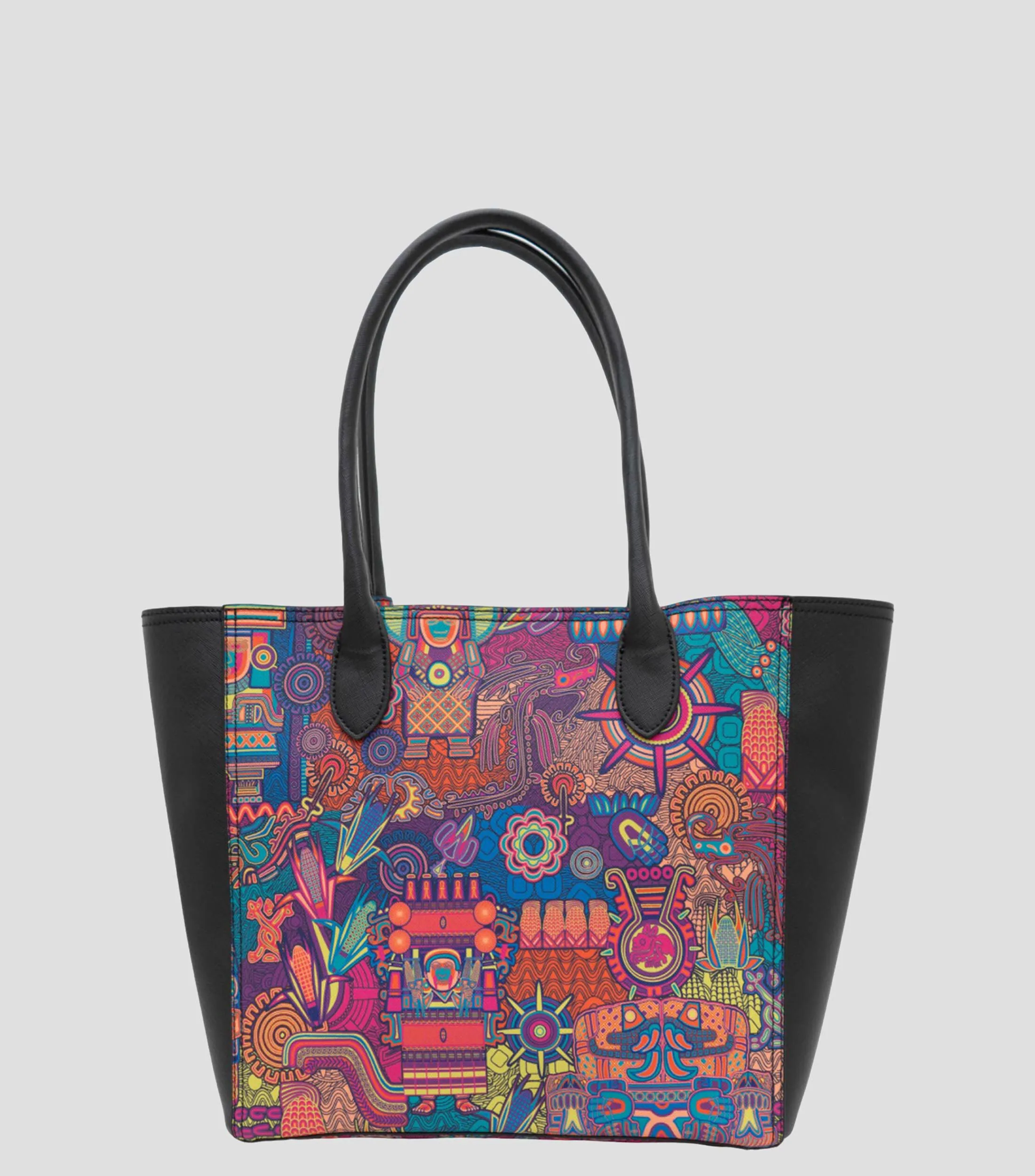 Pineda Covalin Bolso Tote multicolor Kuuch Diosas Mexicas Mujer