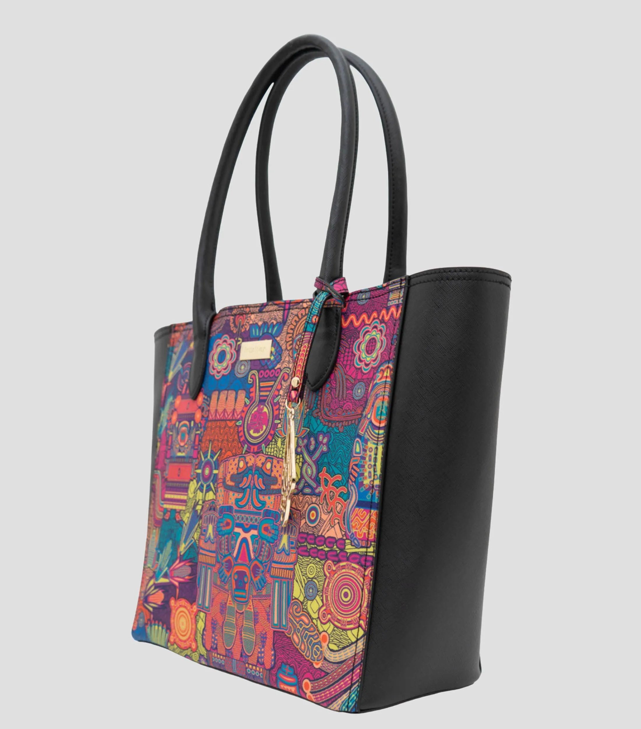 Pineda Covalin Bolso Tote multicolor Kuuch Diosas Mexicas Mujer