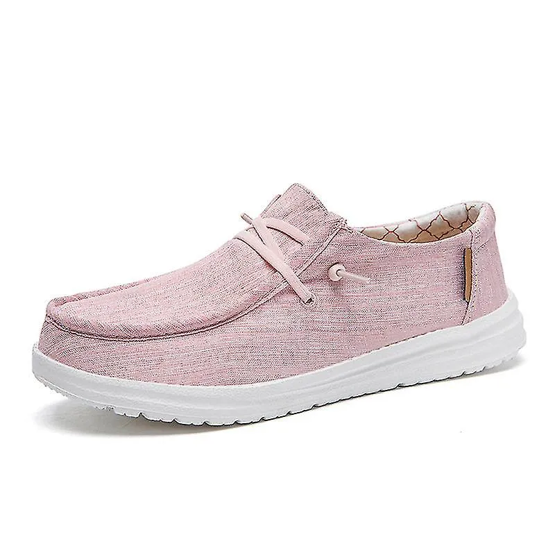 PINK WOMEN'S DUDE WENDY LACEUP LOCASINERS ZAPATOS CóMODOS Y LIGEROS TALLA 3642