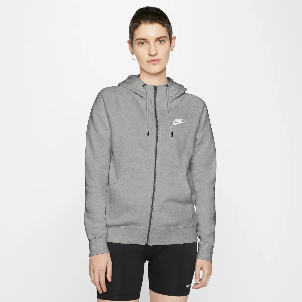 Polerón Mujer Nike Sportswear Essential Gris