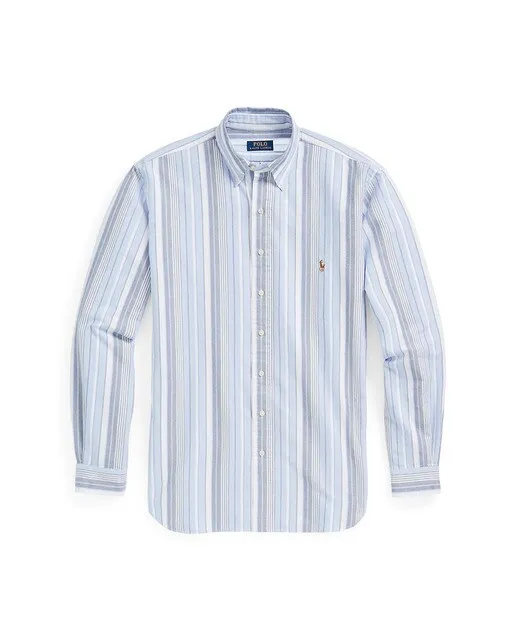 Polo Ralph Lauren Camisa de hombre Oxford de rayas Regular Fit tallas grandes