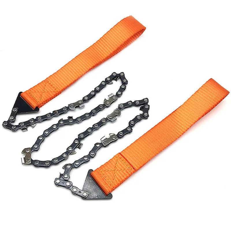 Portable Chainsaw Hand Saw With Multifunction Parachute Rope Handles Nylon Tool Kit, Cable Saw For Survival Gear, Camping, Hunti