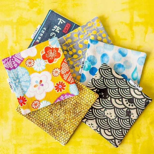 POSAVASOS reversibles artesanales 10 x 10 cm