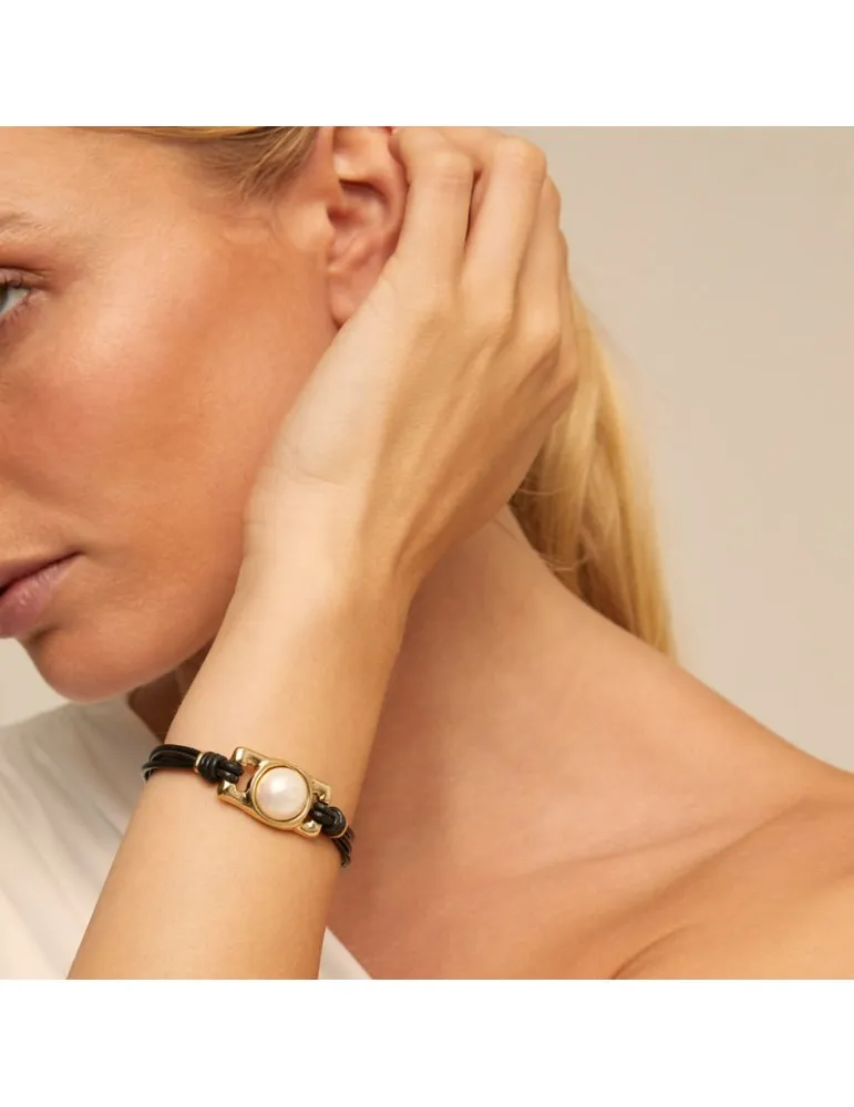 Pulsera Uno de 50 Darling Perla Oro