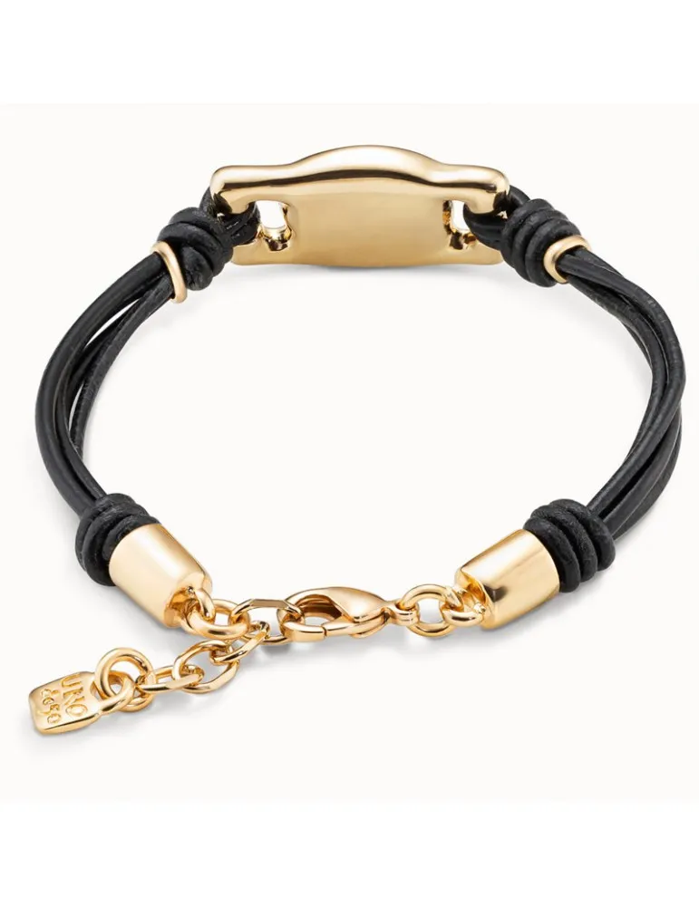 Pulsera Uno de 50 Darling Perla Oro