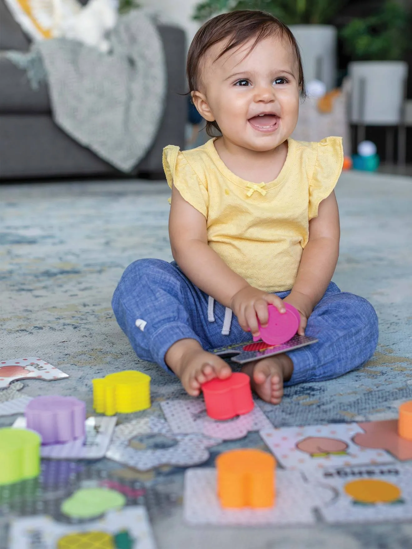 PUZZLE SENSORIAL DE LAS FORMAS  INFANTINO