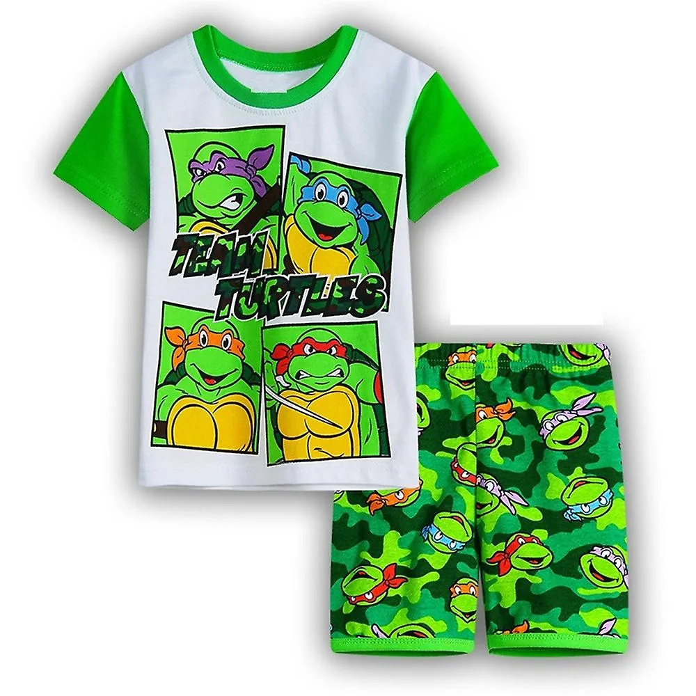 REGALOS PIJAMAS TEENAGE MUTANT NINJA TURTLES TOPS + SHORTS ESTAMPADOS ROPA DE DORMIR ROPA DE DORMIR CONJUNTO DE ATUENDOS DE 47 