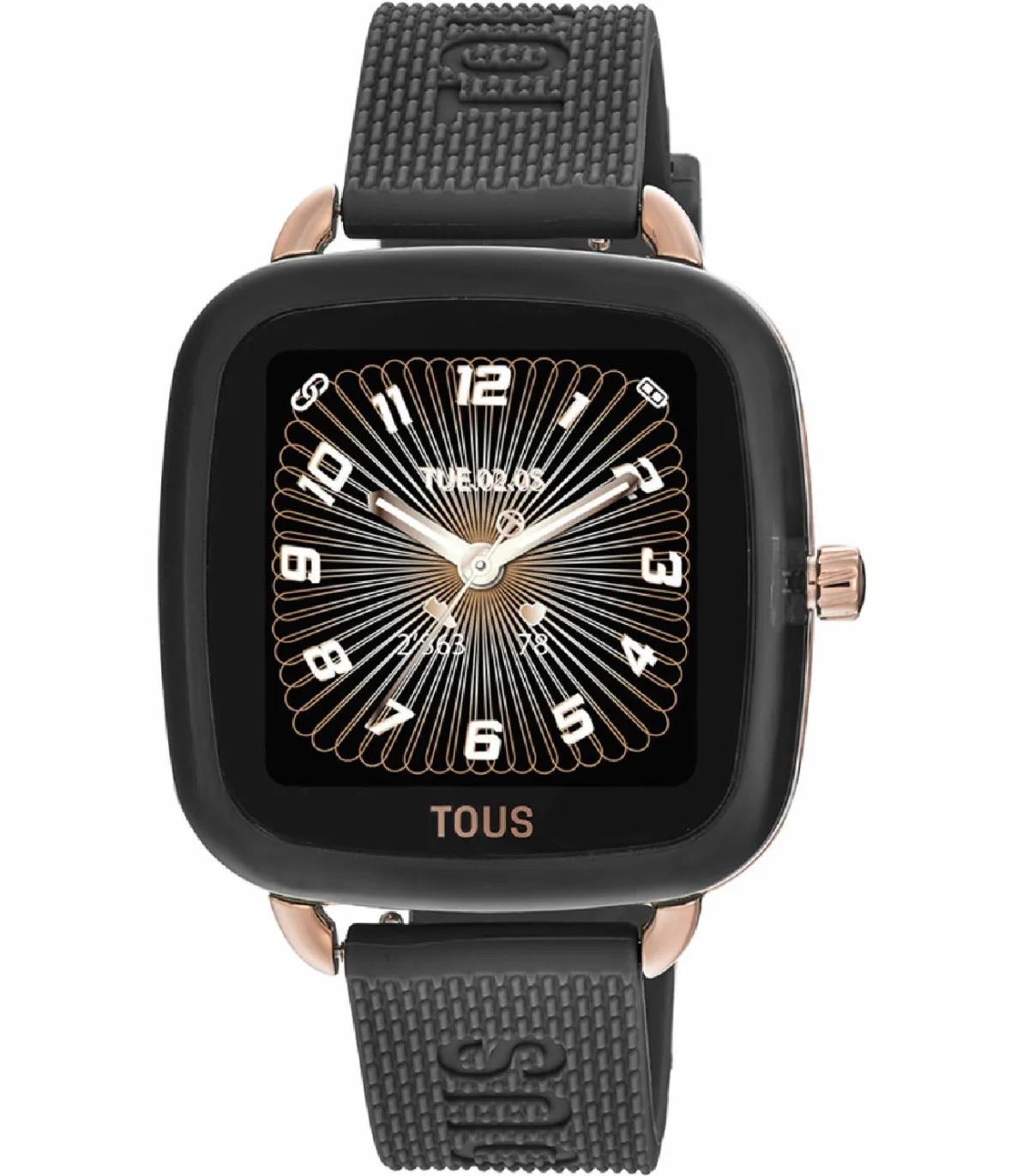 RELOJ TOUS SMARTWATCH DCONNECT UNISEX CON CORREA DE SILICONA NEGRA  300358082