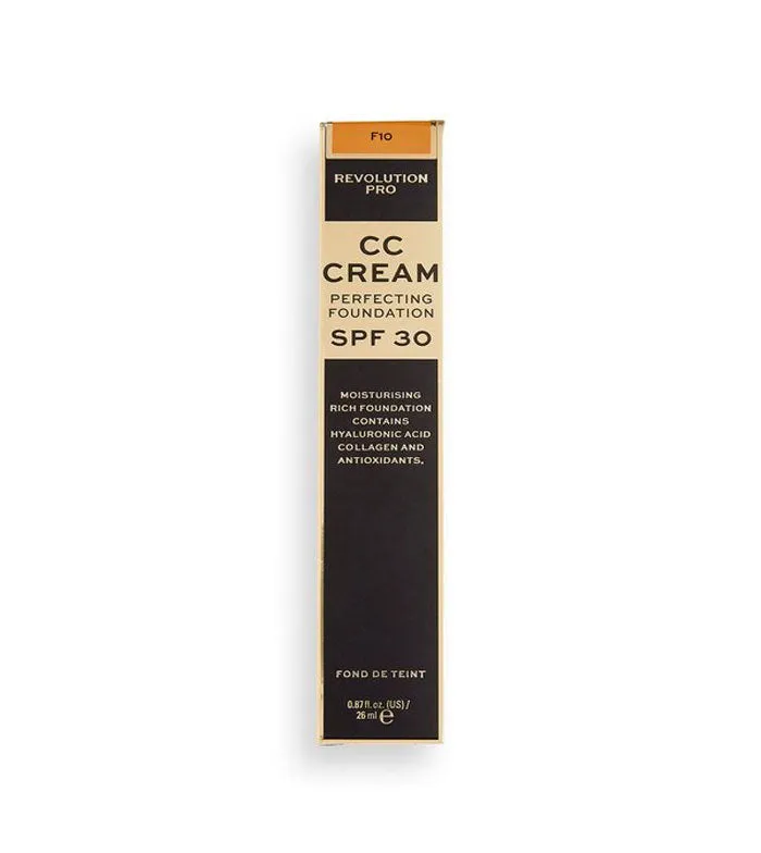 REVOLUTION PRO  CC CREAM PERFECTING FOUNDATION SPF 30  F10