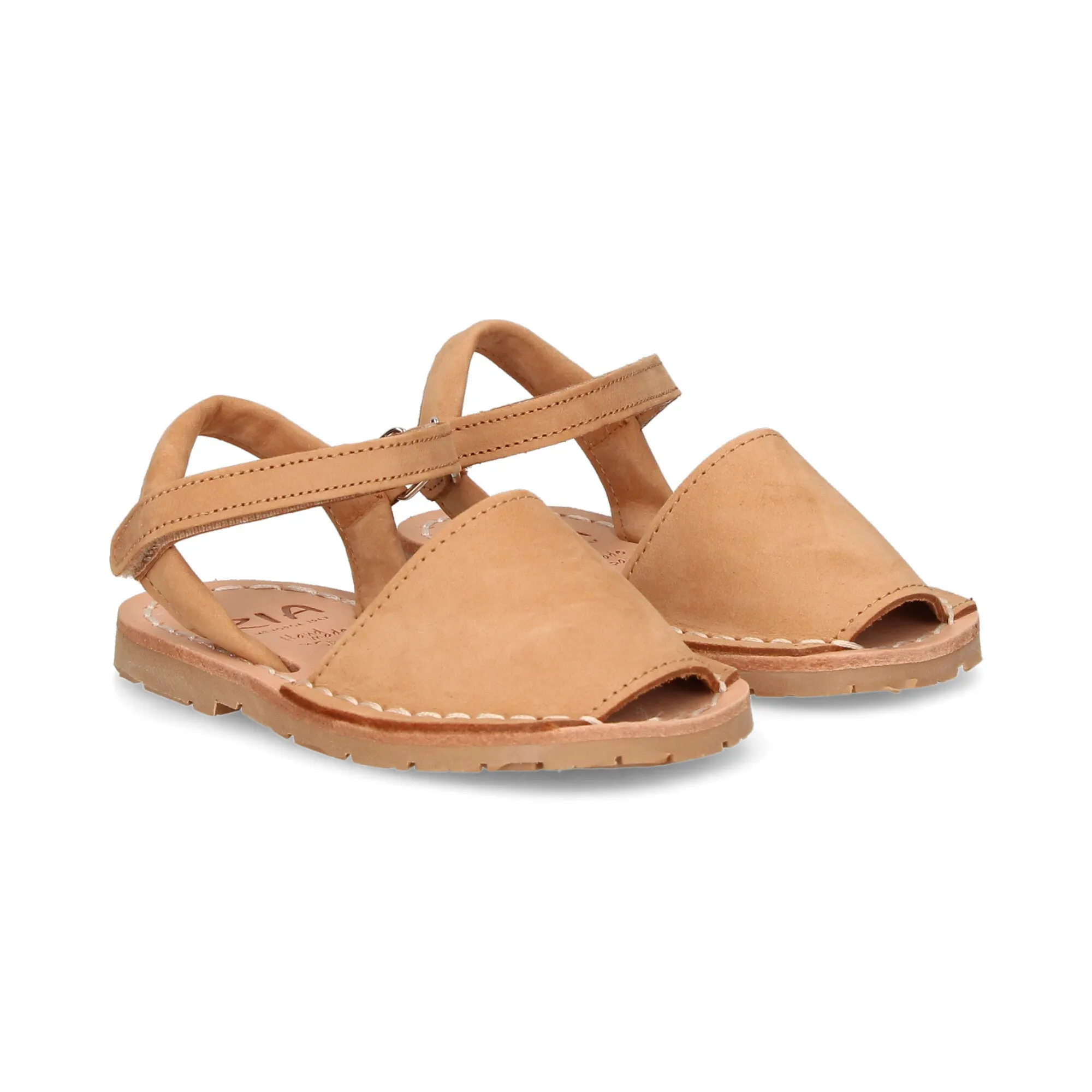 RIA Sandalias, chanclas y albarcas de niña CUERO