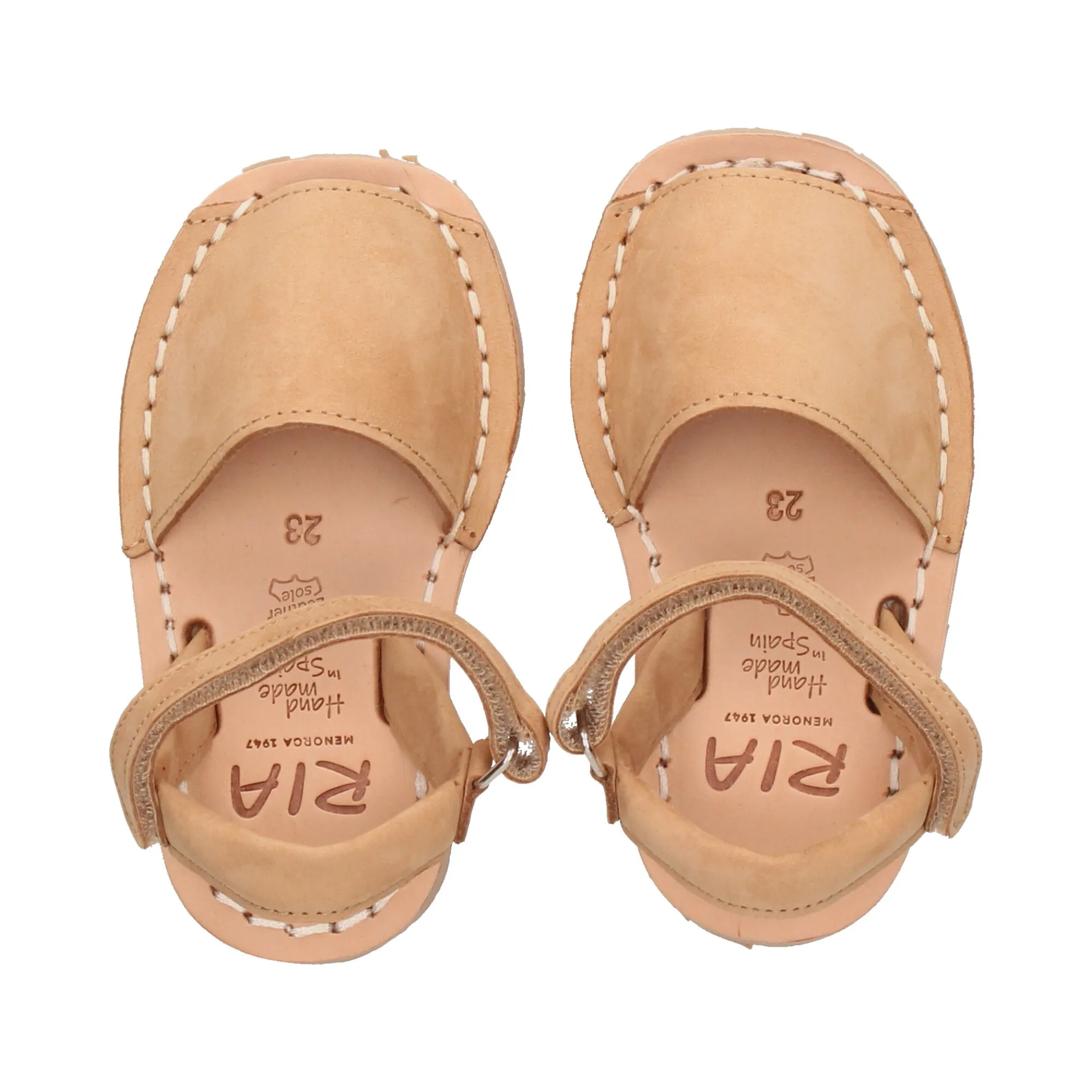 RIA Sandalias, chanclas y albarcas de niña CUERO