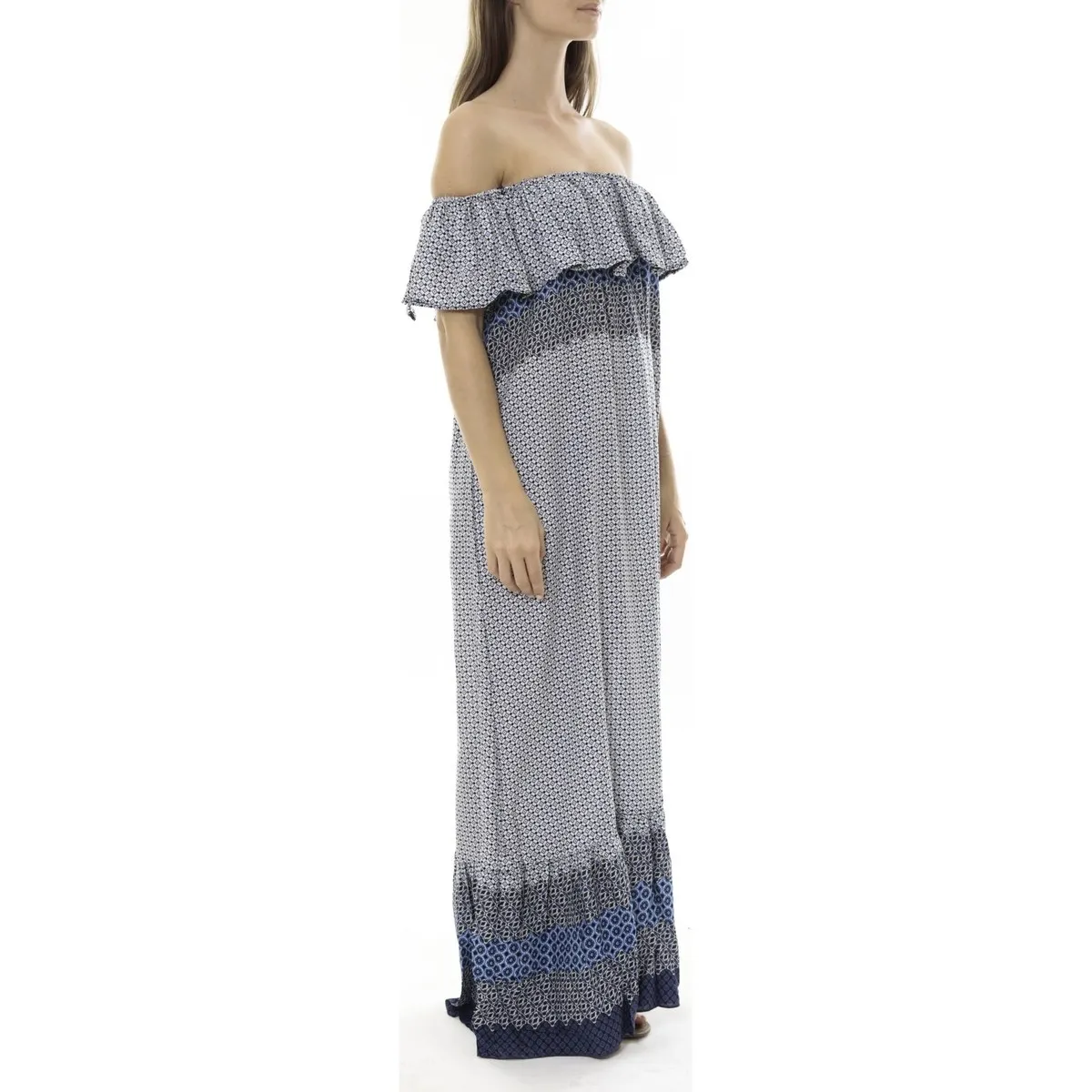 Robe Longue Care  of you  Bleu F50055