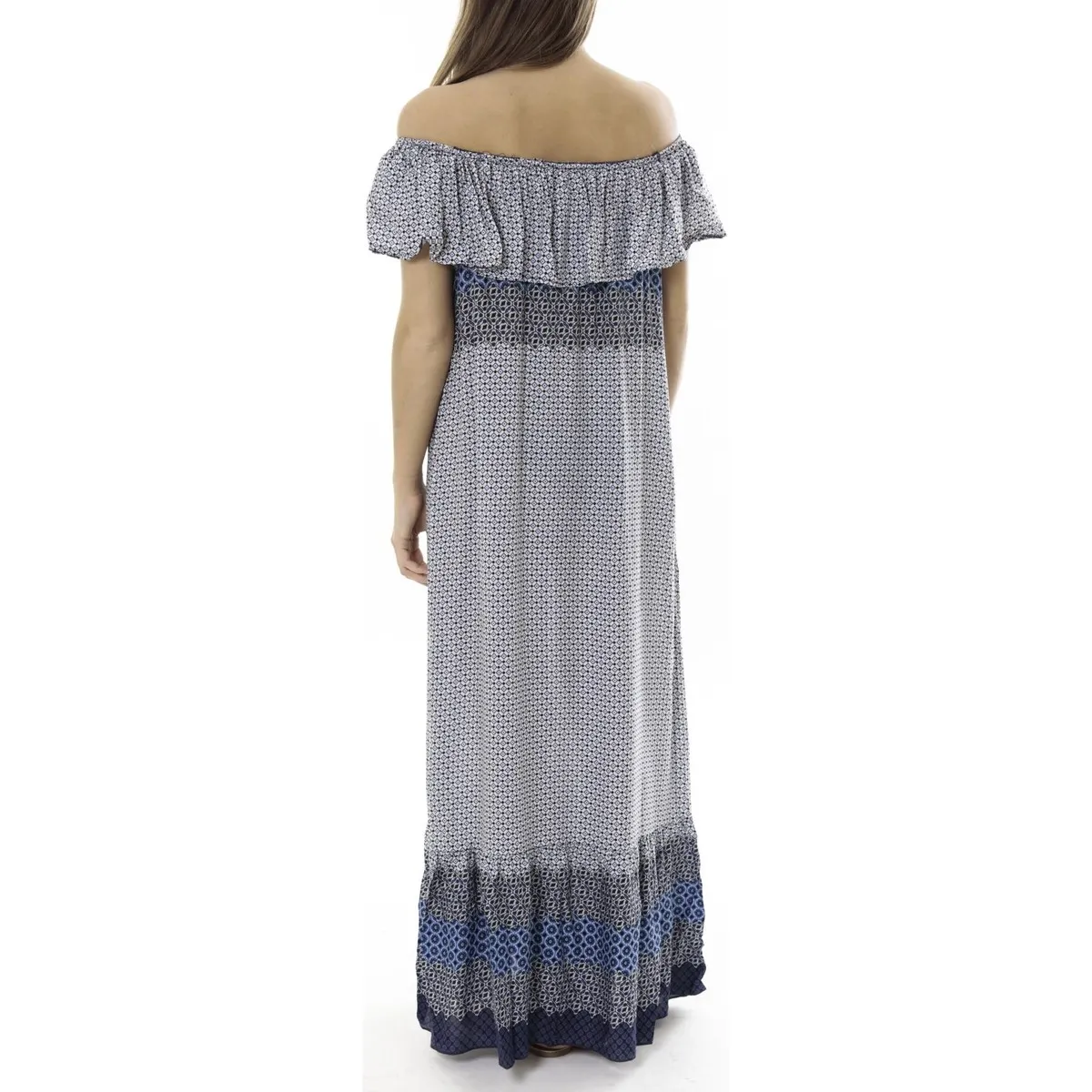 Robe Longue Care  of you  Bleu F50055