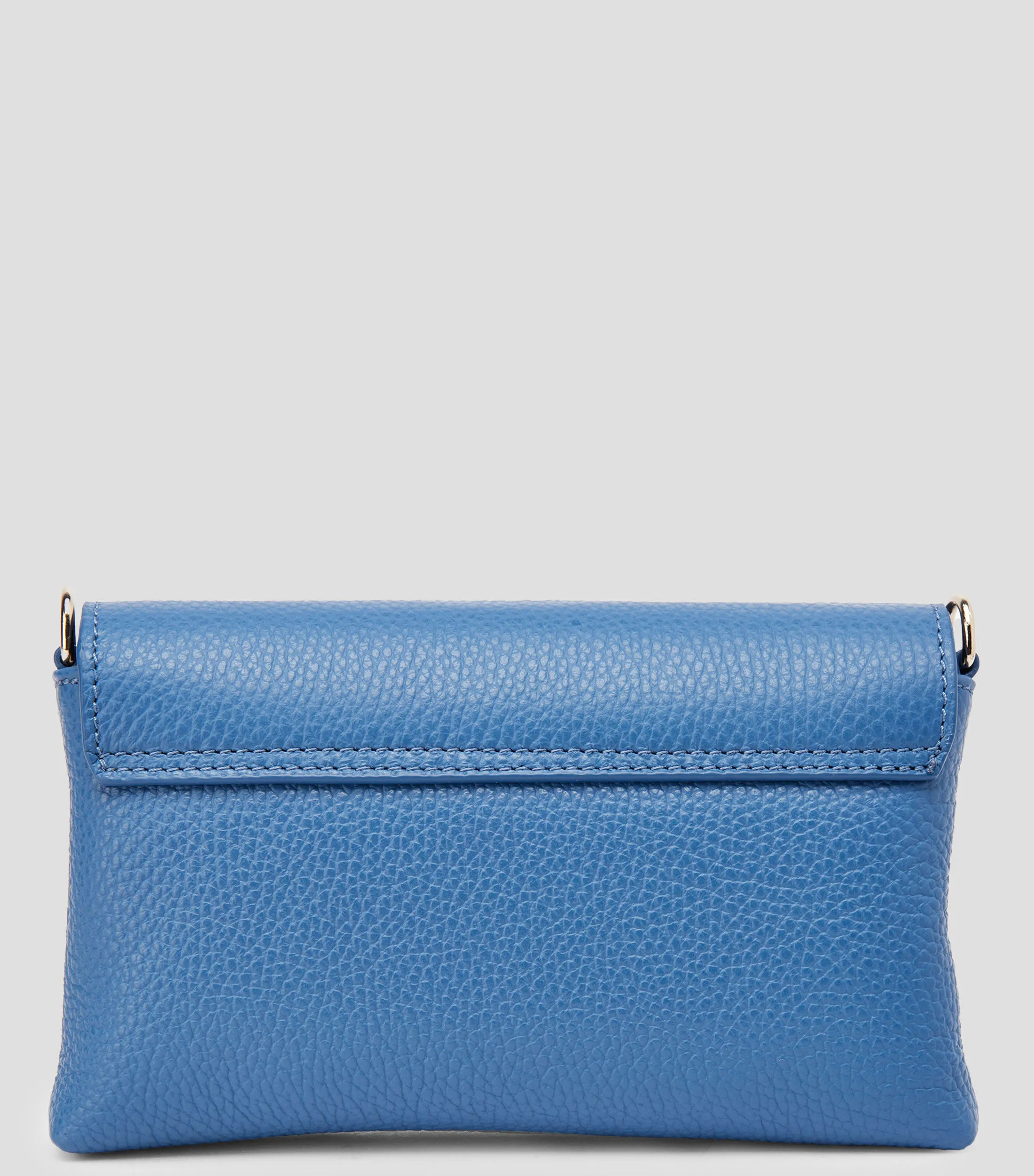 Roberto Verino Bolso crossbody azul en piel Rita Mujer