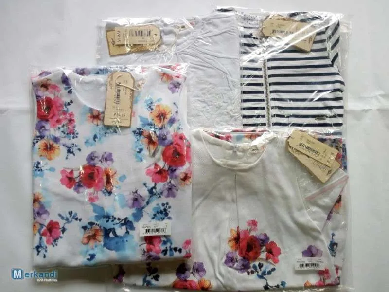 ROPA INFANTIL MANAI  COLECCIóN PRIMAVERA / VERANO, MODELOS SURTIDOS, 100 PIEZAS POR 3,50 EUROS/UNIDAD