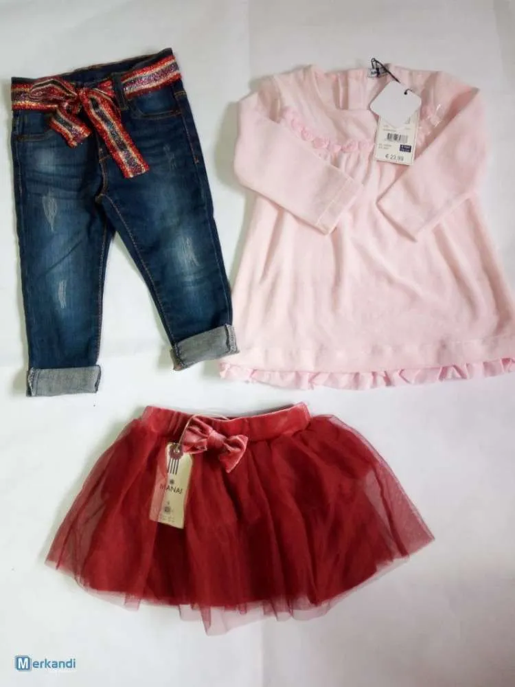 ROPA INFANTIL MANAI  COLECCIóN PRIMAVERA / VERANO, MODELOS SURTIDOS, 100 PIEZAS POR 3,50 EUROS/UNIDAD