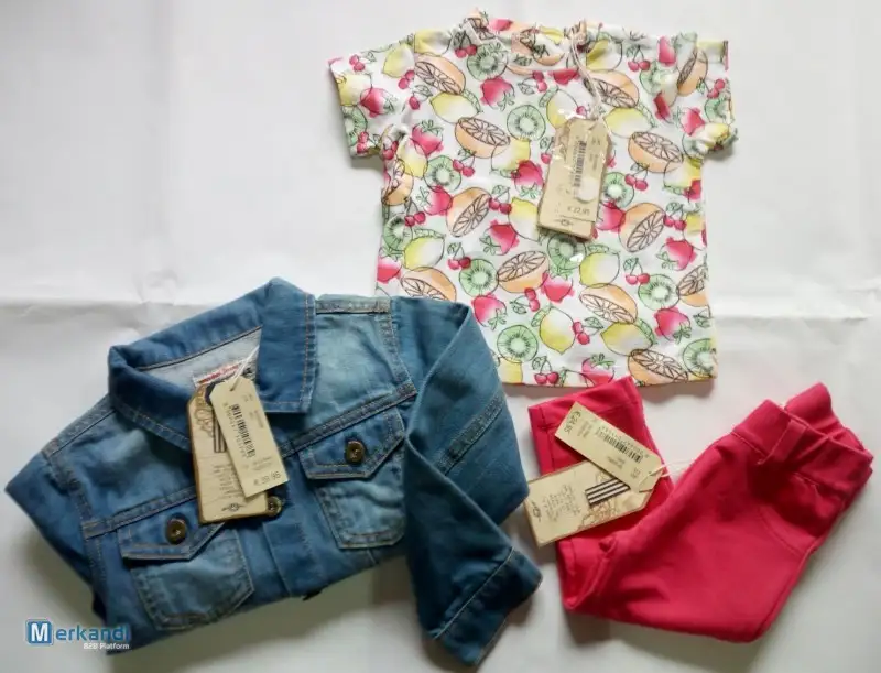 ROPA INFANTIL MANAI  COLECCIóN PRIMAVERA / VERANO, MODELOS SURTIDOS, 100 PIEZAS POR 3,50 EUROS/UNIDAD