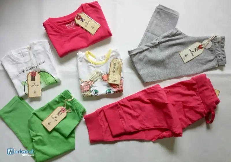 ROPA INFANTIL MANAI  COLECCIóN PRIMAVERA / VERANO, MODELOS SURTIDOS, 100 PIEZAS POR 3,50 EUROS/UNIDAD
