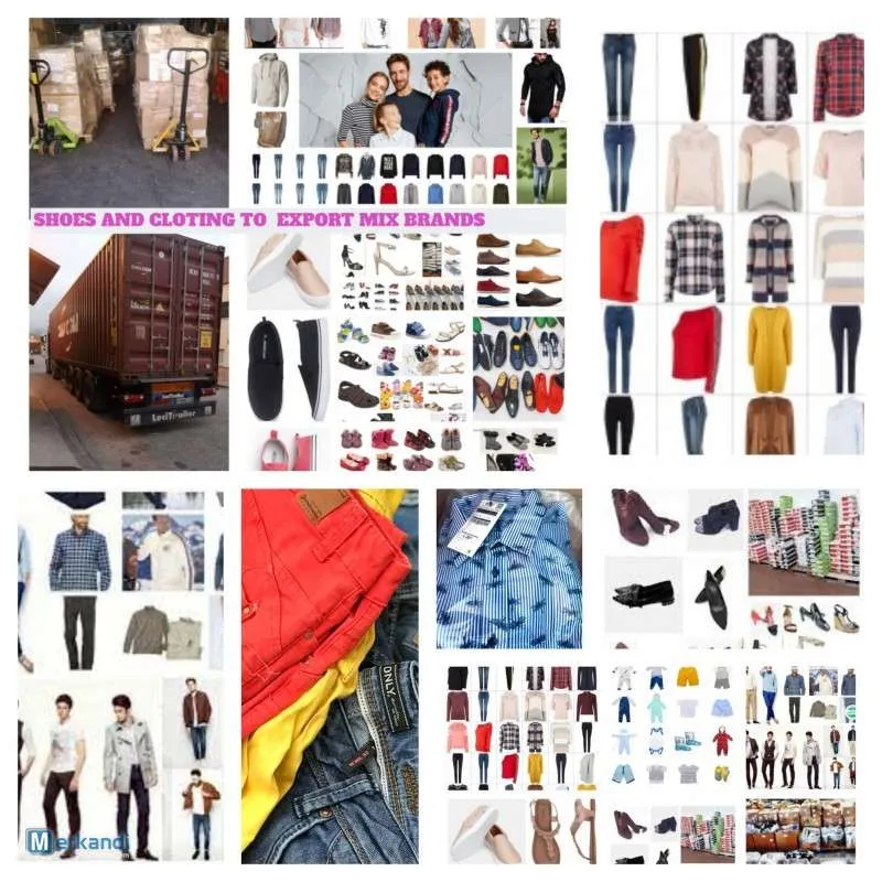 Ropa y calzado export contenedor REF: 1727 GRADO A