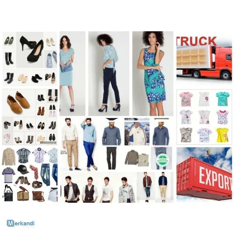 Ropa y calzado new brands grado A EXPORT Europa África Sudamérica