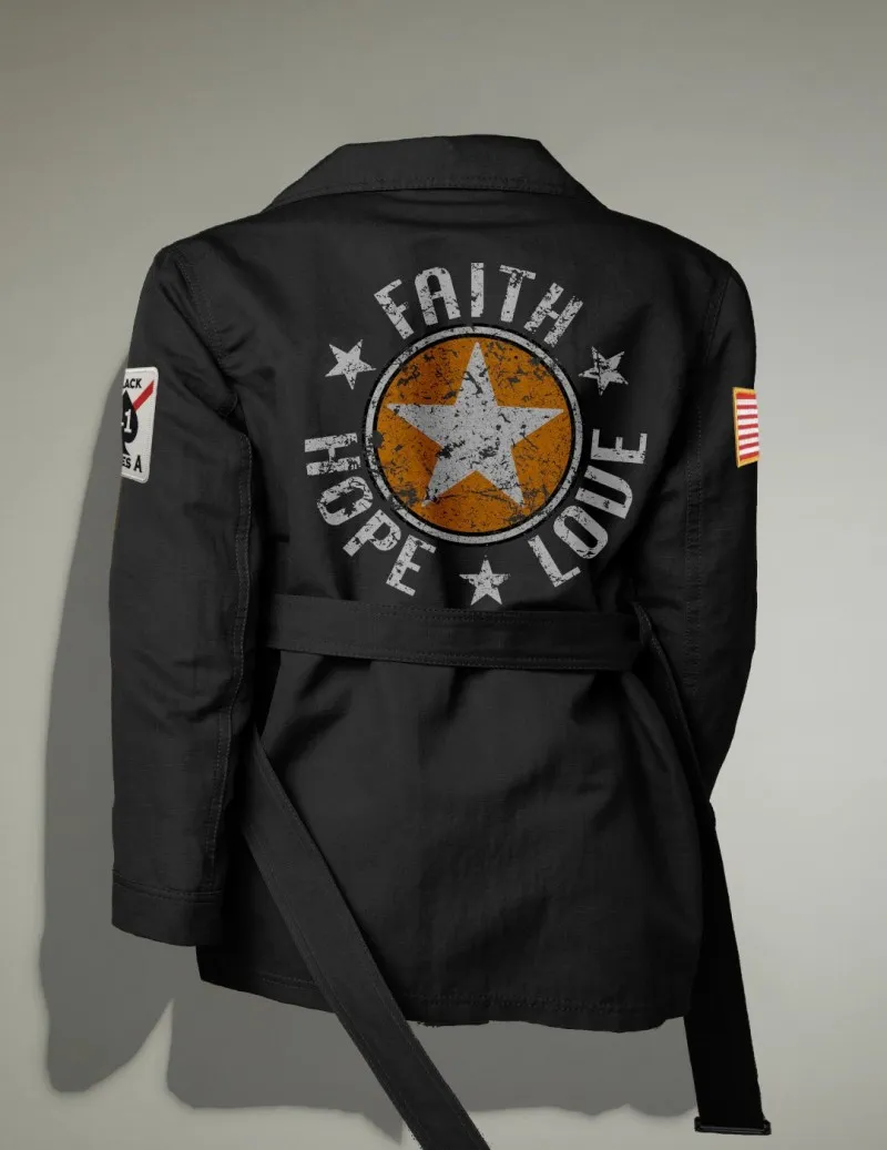 Sahariana de hombre FAITH negro