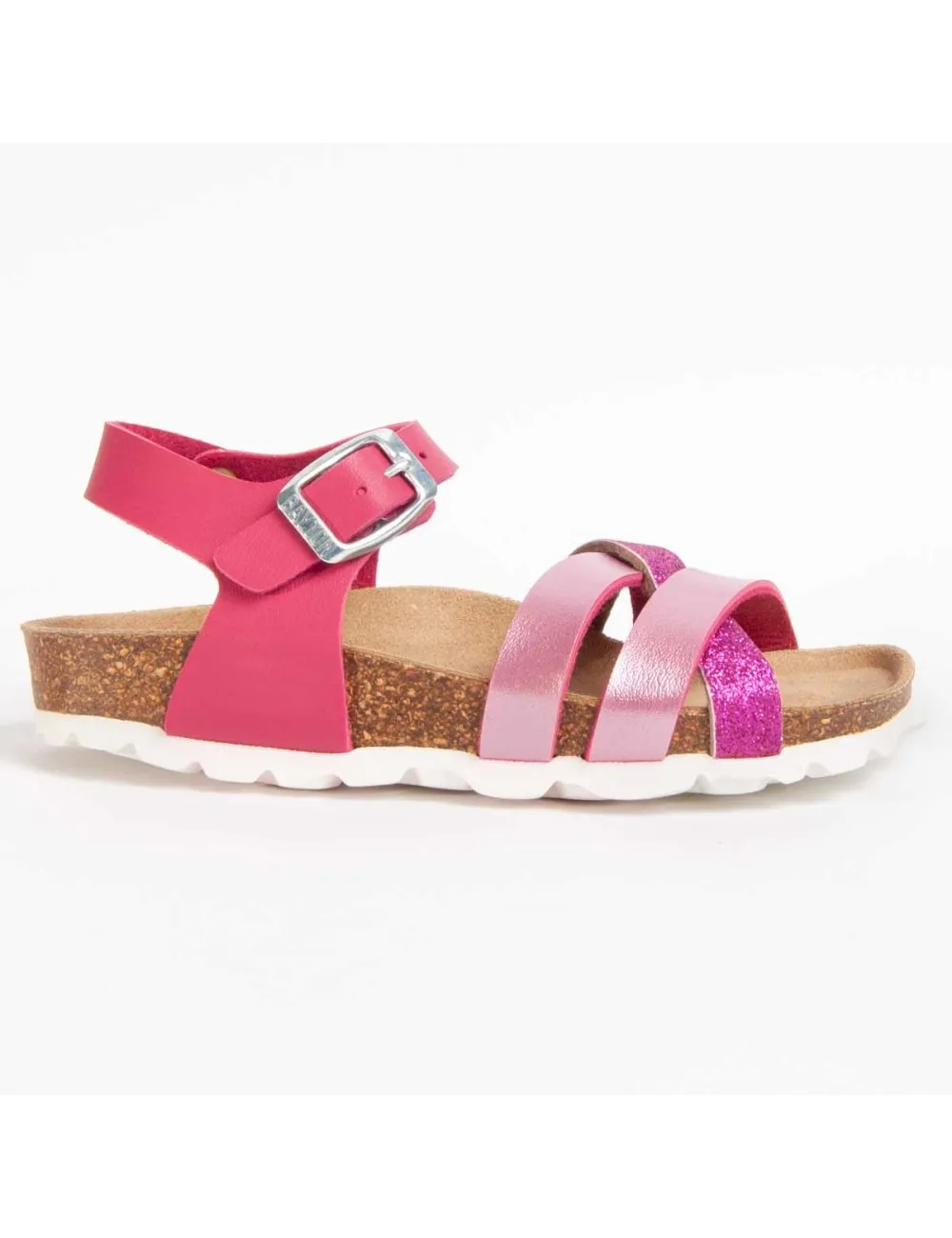 Sandalia De Piel Para Niña.  Purapiel  Ibizenk  98613