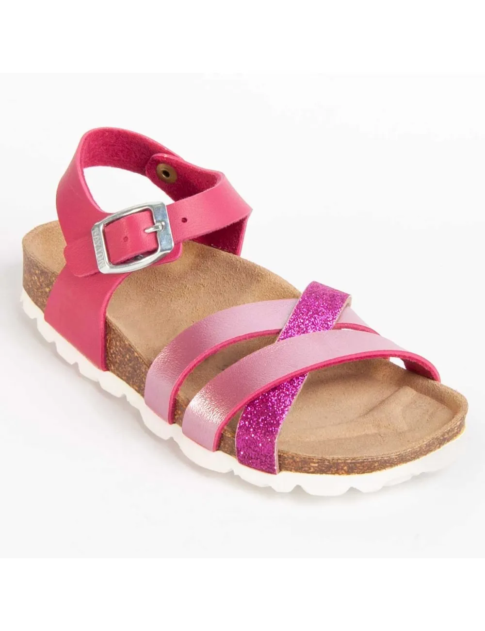 Sandalia De Piel Para Niña.  Purapiel  Ibizenk  98613