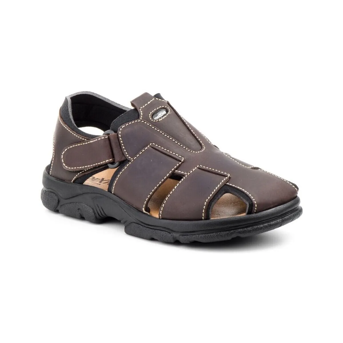 Sandalias de hombre de piel by