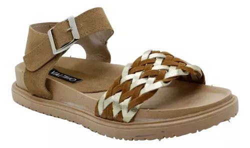 SANDALIAS DE MUJER BAJA FAJA TRENZADA MODA SUELA ART410