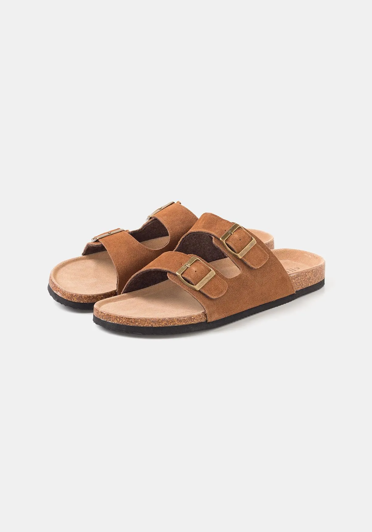 Sandalias de piel con tiras de Hombre TEX