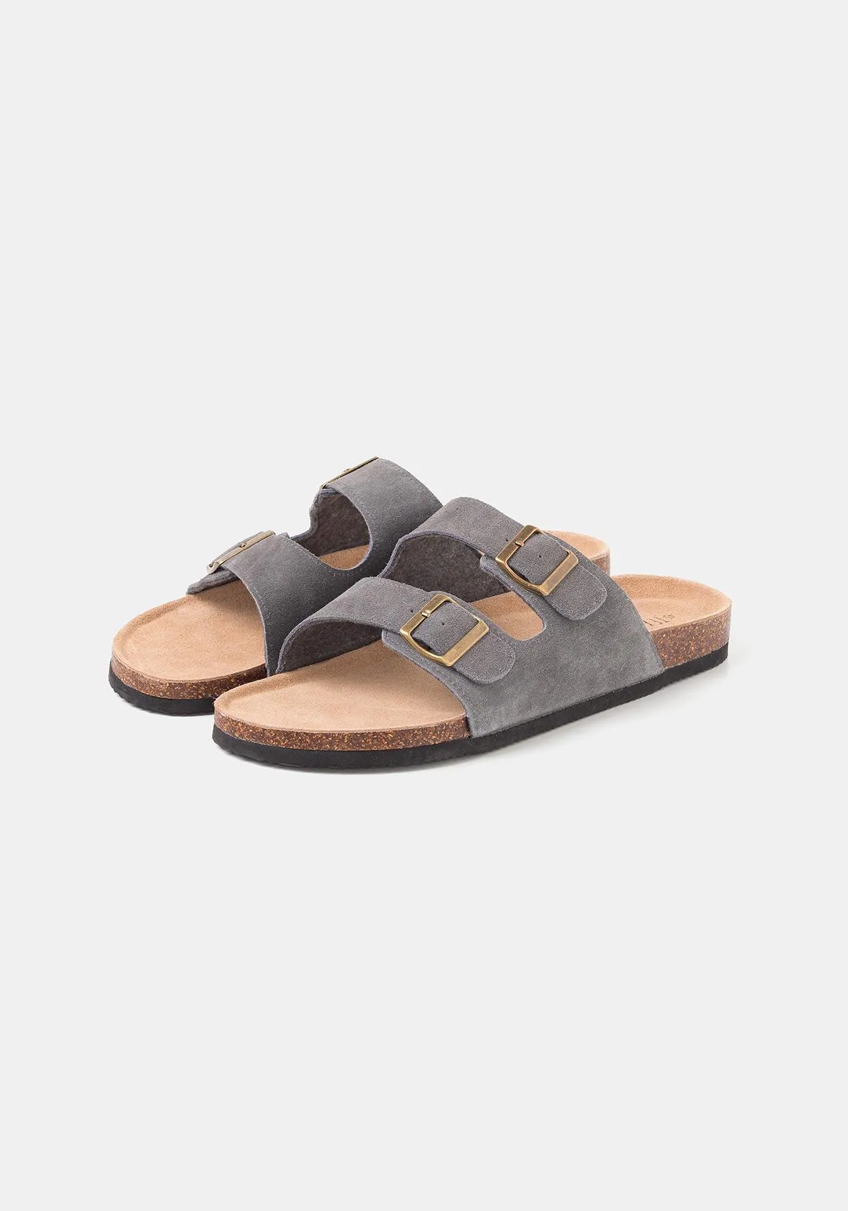 Sandalias de piel con tiras de Hombre TEX