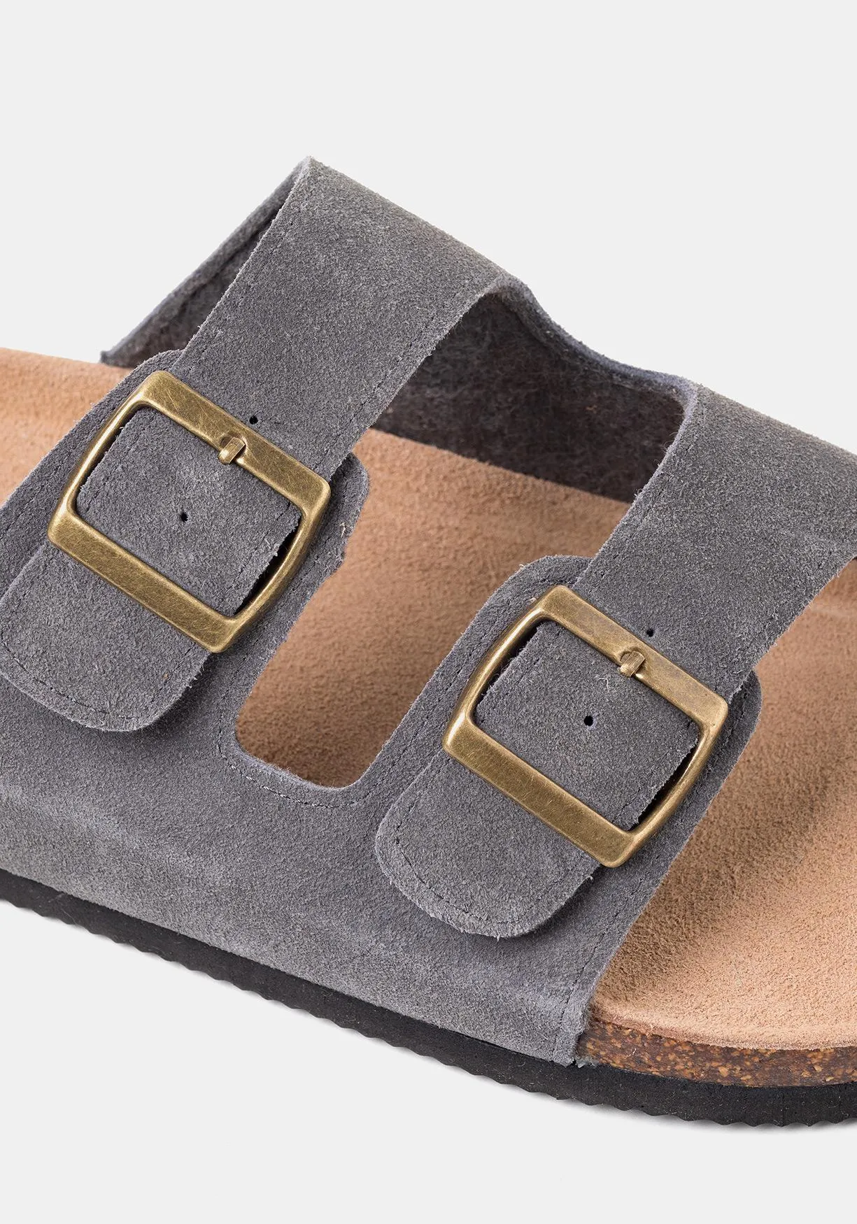 Sandalias de piel con tiras de Hombre TEX