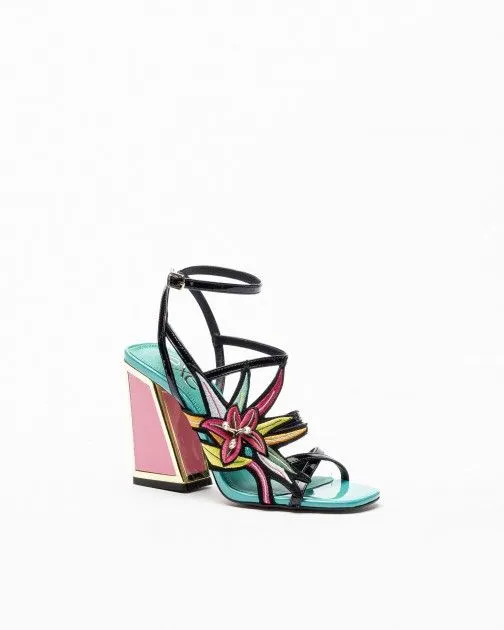 Sandalias de tacón alto Exé Dominic 539 Negro