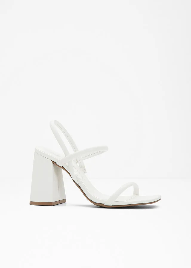 Sandalias de tacón Blanco