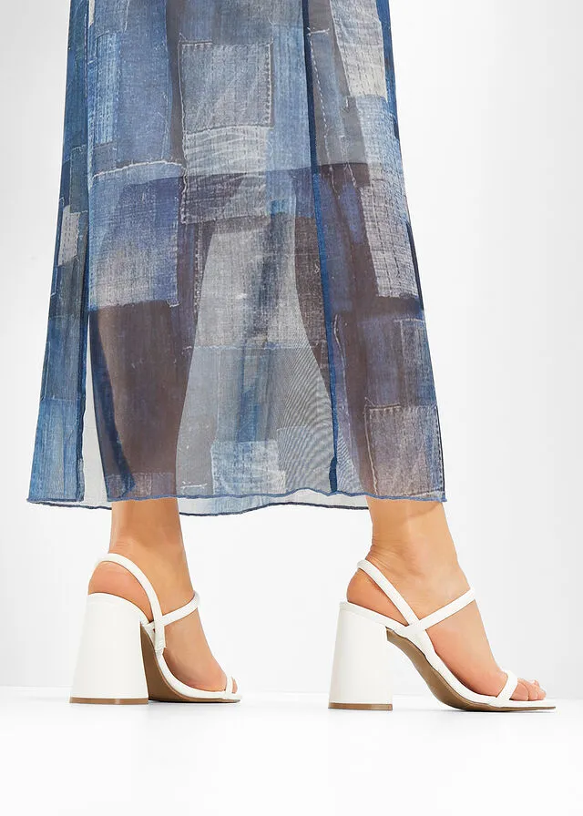 Sandalias de tacón Blanco