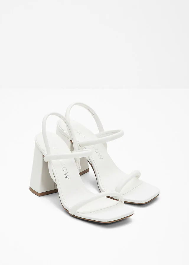 Sandalias de tacón Blanco