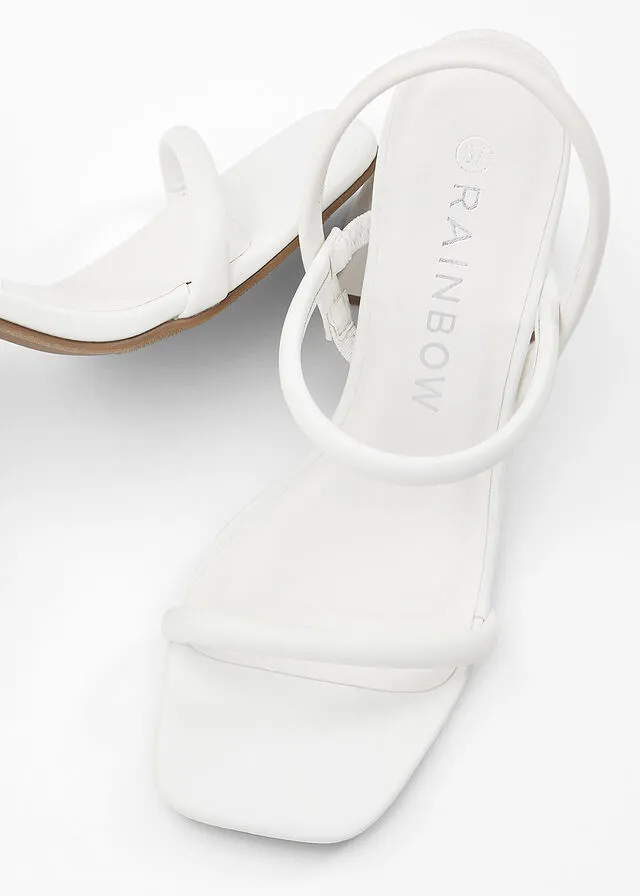 Sandalias de tacón Blanco