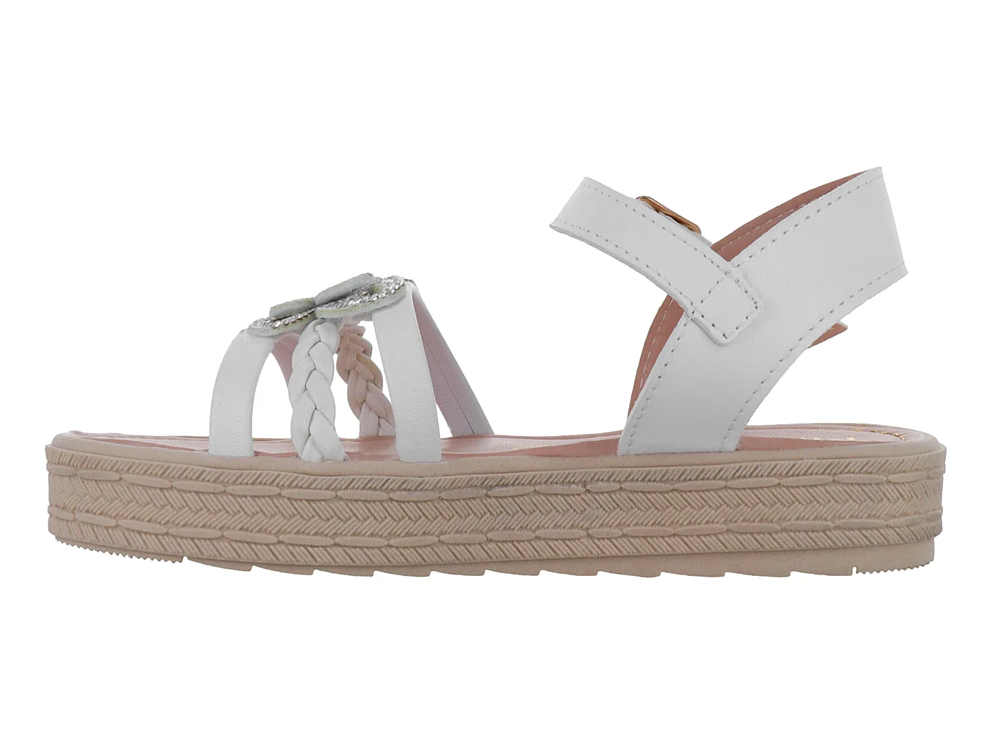 Sandalias Miroslava 1509 Blanco Para Niña
